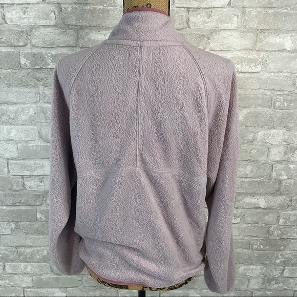 Maurices Lavender Fleece Zip Neck Pullover - Picture 4 of 7